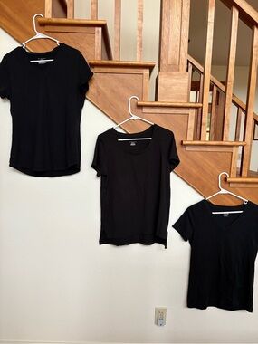Black Short-Sleeve Tee Bundle- Classic Everyday Top